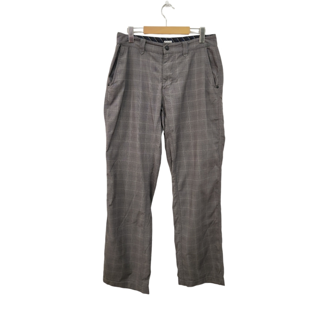 Lululemon Pants 32X33 Gray Plaid Limited Edition Wet Dry Warm Golf Commuter - Picture 1 of 12